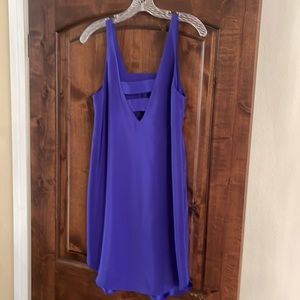 AMANDA Uprichard purple silk slip dress NWT